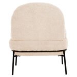 ΠΟΛΥΘΡΟΝΑ AGNES HM9525.23 ΛΕΥΚΟ ΜΠΟΥΚΛΕ-ΜΑΥΡΑ ΜΕΤΑΛΛΙΚΑ ΠΟΔΙΑ 74x71x83Υεκ. - Image 6