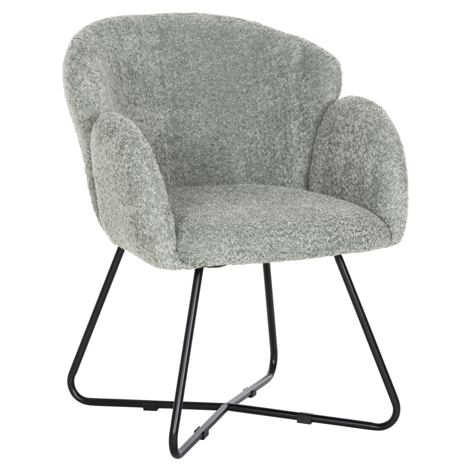 polythrona-fb9960305-fystiki-mpoykle-may ΠΟΛΥΘΡΟΝΑ HARNIS HM9603.05 ΦΥΣΤΙΚΙ ΜΠΟΥΚΛΕ-ΜΑΥΡΑ ΜΕΤΑΛ.ΠΟΔΙΑ ΧΙΑΣΤΙ 59,5x64x77Υεκ - Image 1