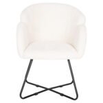 ΠΟΛΥΘΡΟΝΑ HARNIS HM9603.06 ΕΚΡΟΥ ΜΠΟΥΚΛΕ-ΜΑΥΡΑ ΜΕΤΑΛ.ΠΟΔΙΑ ΧΙΑΣΤΙ 59,5x64x77Υεκ - Image 3