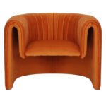 ΠΟΛΥΘΡΟΝΑ RIKER HM9682.05 ΜΕΤΑΛΛΙΚΟΣ ΣΚΕΛΕΤΟΣ-ΠΟΡΤΟΚΑΛΙ ΒΕΛΟΥΔΟ 92x74x69Υεκ. - Image 3