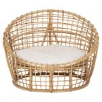 ΠΟΛΥΘΡΟΝΑ ENTO HM9814 RATTAN ΣΕ ΦΥΣΙΚΟ-ΜΠΕΖ ΜΑΞΙΛΑΡΙ 85x75x67Yεκ. - Image 3