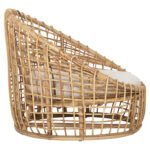 ΠΟΛΥΘΡΟΝΑ ENTO HM9814 RATTAN ΣΕ ΦΥΣΙΚΟ-ΜΠΕΖ ΜΑΞΙΛΑΡΙ 85x75x67Yεκ. - Image 4