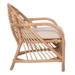 ΠΟΛΥΘΡΟΝΑ FEMUR HM9837 RATTAN ΣΕ ΦΥΣΙΚΟ- ΛΕΥΚΟ ΜΑΞΙΛΑΡΙ 72x66x75Υεκ. - Image 4