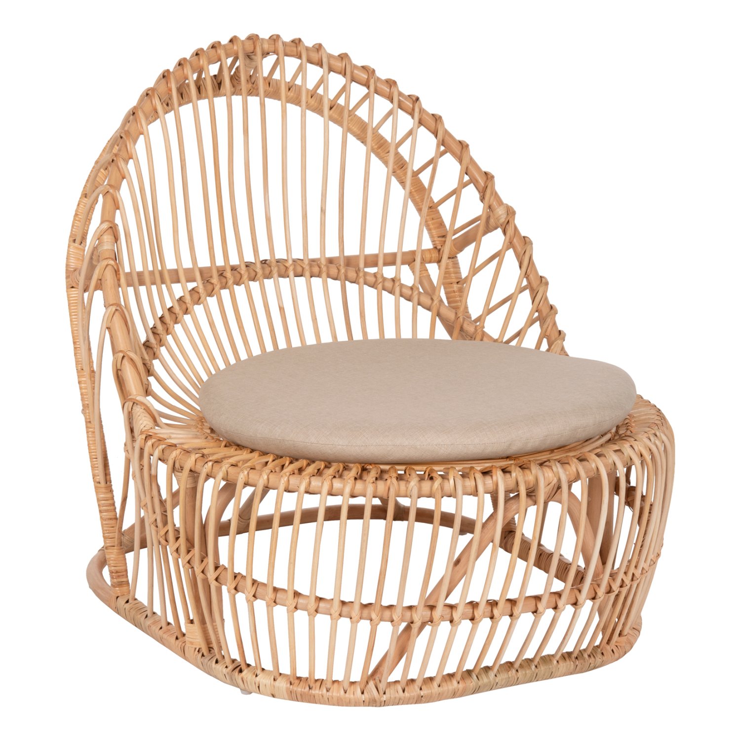 polythrona-fb9984001-rattan-fysiko-me-ek ΠΟΛΥΘΡΟΝΑ ENTROPY HM9840.01 RATTAN ΦΥΣΙΚΟ ΜΕ ΕΚΡΟΥ ΜΑΞΙΛΑΡΙ 80x97x85Υεκ. - Image 1