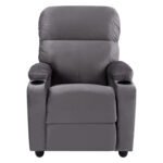 ΠΟΛΥΘΡΟΝΑ ΓΚΡΙ ΒΕΛΟΥΔΟ RELAX ΜΕ ΜΗΧΑΝΙΣΜΟ HM0122.10 80x92x102Υ εκ. - Image 3