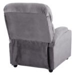 ΠΟΛΥΘΡΟΝΑ ΓΚΡΙ ΒΕΛΟΥΔΟ RELAX ΜΕ ΜΗΧΑΝΙΣΜΟ HM0122.10 80x92x102Υ εκ. - Image 5