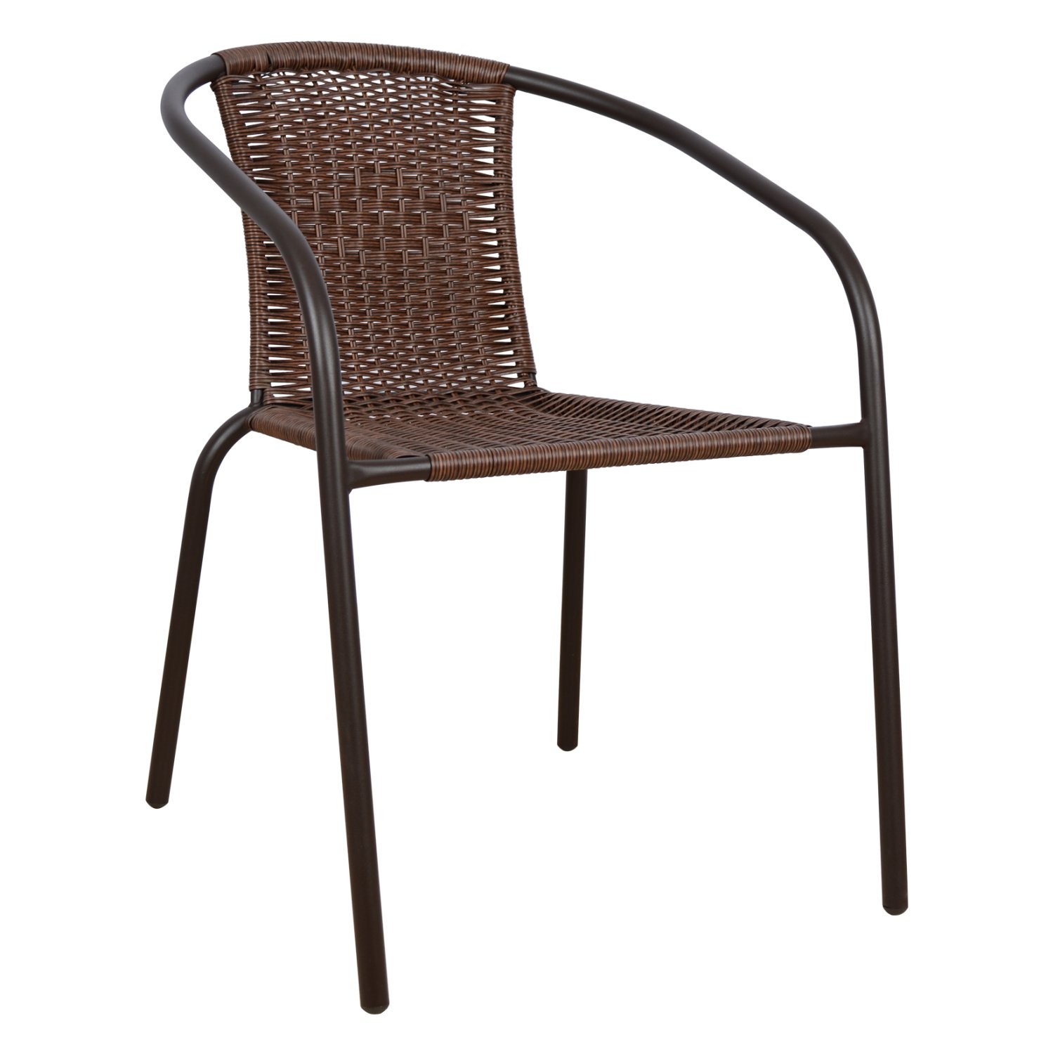 polythrona-karekla-fb9501502-kafe-metall ΠΟΛΥΘΡΟΝΑ ΚΑΡΕΚΛΑ CAMEL HM5015.02 ΚΑΦΕ ΜΕΤΑΛΛΙΚΗ ΜΕ WICKER ΚΑΦΕ 48x48-53x72 cm - Image 1