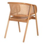 ΠΟΛΥΘΡΟΝΑ KENLEE HM9872 ΦΡΑΞΙΝΟΣ ΚΑΙ ΦΥΣΙΚΟ RATTAN RATTAN ΣΕ ΦΥΣΙΚΟ 57,5x55x81Yεκ. - Image 5