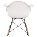 ΠΟΛΥΘΡΟΝΑ ΚΟΥΝΙΣΤΗ ΜΕ ΚΑΘΙΣΜΑ ΛΕΥΚΟ MIRTO & ΜΑΥΡΟ ΣΚΕΛΕΤΟ HM0035.11 61x71x64 εκ. - Image 6