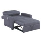 ΠΟΛΥΘΡΟΝΑ-ΚΡΕΒΑΤΙ KANNA 112x96x85 εκ.HM3083.10 ΓΚΡΙ - Image 3