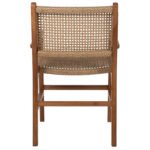 ΠΟΛΥΘΡΟΝΑ ΜΑΣΙΦ ΞΥΛΟ ΤEAK ΦΥΣΙΚΟ RATTAN ΣΧΟΙΝΙ 54Χ58Χ88Υεκ.HM9385.01 - Image 6