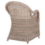 ΠΟΛΥΘΡΟΝΑ ΜΕ ΕΚΡΟΥ ΜΑΞΙΛΑΡΙ KEYLA HM9536 ΚΑΦΕ RATTAN 63x65x87Υεκ. - Image 5
