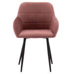 ΠΟΛΥΘΡΟΝΑ CHLOE ΜΕ ΣΑΠΙΟ ΜΗΛΟ ΒΕΛΟΥΔΟ & ΜΑΥΡΟ ΜΕΤΑΛΛΙΚΟ ΣΚΕΛΕΤΟ HM8724.02 57X61X84 - Image 3