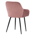 ΠΟΛΥΘΡΟΝΑ CHLOE ΜΕ ΣΑΠΙΟ ΜΗΛΟ ΒΕΛΟΥΔΟ & ΜΑΥΡΟ ΜΕΤΑΛΛΙΚΟ ΣΚΕΛΕΤΟ HM8724.02 57X61X84 - Image 5