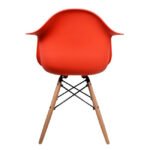 ΠΟΛΥΘΡΟΝΑ ΜΕ ΞΥΛΙΝΑ ΠΟΔΙΑ & ΚΑΘΙΣΜΑ ΚΟΚΚΙΝΟ MIRTO HM005.04 64x60x81 εκ. - Image 6