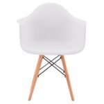 ΠΟΛΥΘΡΟΝΑ ΜΕ ΞΥΛΙΝΑ ΠΟΔΙΑ & ΚΑΘΙΣΜΑ ΛΕΥΚΟ MIRTO HM005.01 64x60x81 εκ. - Image 3