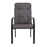 ΠΟΛΥΘΡΟΝΑ ΜΕΤΑΛΛΙΚΗ ENDIKA ΣΕ ΓΚΡΙ ΧΡΩΜΑ ΜΕ ΜΑΞΙΛΑΡΙ 60Χ71Χ105Υ εκ.HM5680.01 - Image 3