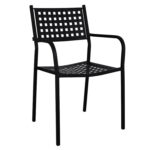 ΠΟΛΥΘΡΟΝΑ ΜΕΤΑΛΛΙΚΗ HM5031.01 ZETA ΣΕ ΜΑΥΡΟ ΜΑΤ ΧΡΩΜΑ 54x51x84Υεκ