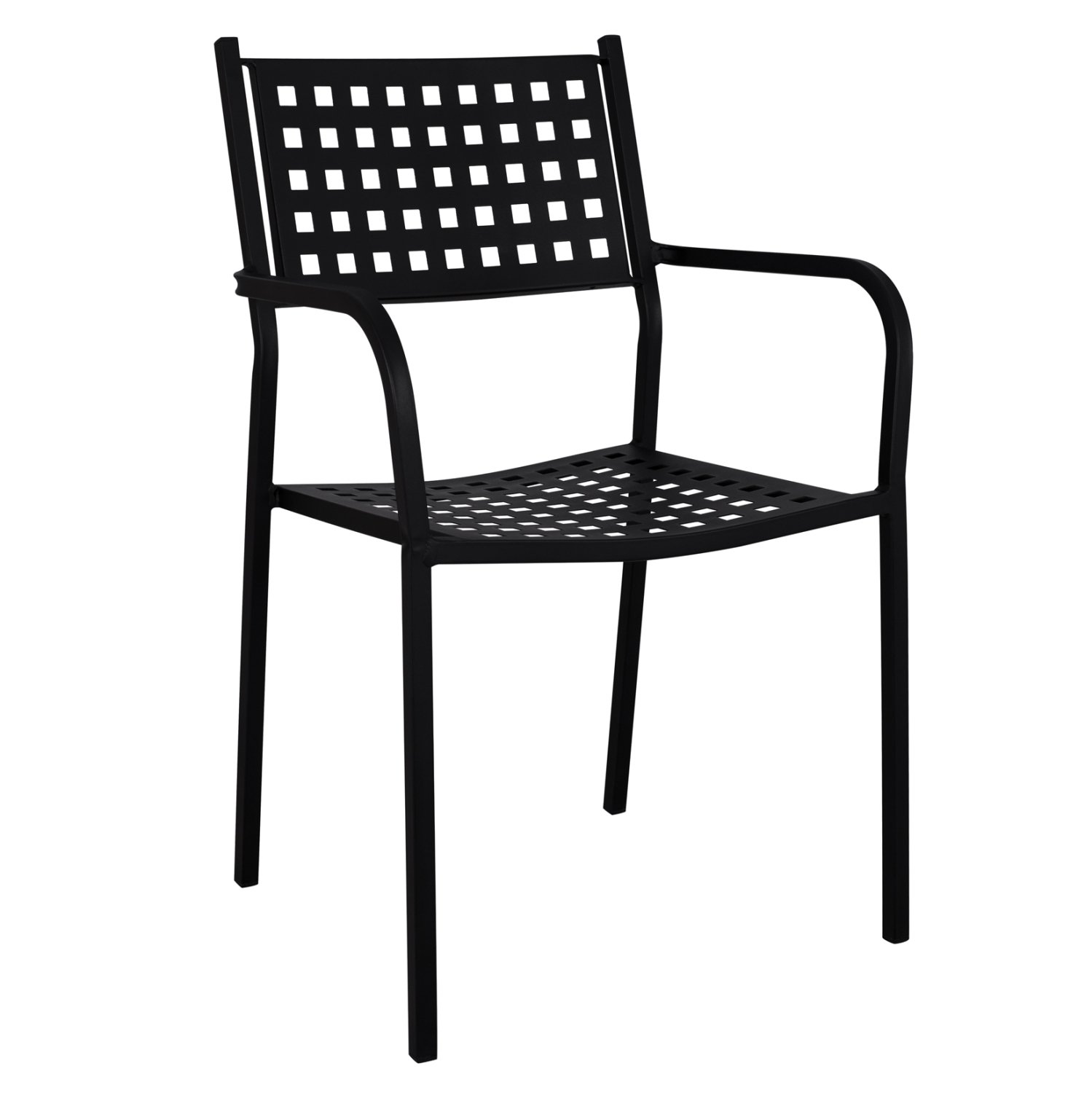 polythrona-metalliki-fb9503101-se-mayro- ΠΟΛΥΘΡΟΝΑ ΜΕΤΑΛΛΙΚΗ HM5031.01 ZETA ΣΕ ΜΑΥΡΟ ΜΑΤ ΧΡΩΜΑ 54x51x84Υεκ - Image 1