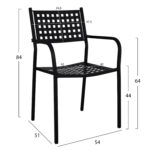 ΠΟΛΥΘΡΟΝΑ ΜΕΤΑΛΛΙΚΗ HM5031.01 ZETA ΣΕ ΜΑΥΡΟ ΜΑΤ ΧΡΩΜΑ 54x51x84Υεκ - Image 2