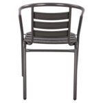 ΠΟΛΥΘΡΟΝΑ LAURA ΜΕΤΑΛΛΙΚΗ ΓΚΡΙ ΜΕ ΦΕΤΕΣ ΑΛΟΥΜΙΝΙΟΥ HM5037.01 54x59x73Υ εκ. - Image 6