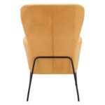 ΠΟΛΥΘΡΟΝΑ ΜΠΕΡΖΕΡΑ ΒΕΛΟΥΔΟ ΧΡΥΣΟ ΜΕ ΜΕΤΑΛΛΙΚΟ ΜΑΥΡΟ ΠΟΔΙ HM8721.09 67x80x102 εκ. - Image 6