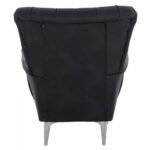 ΠΟΛΥΘΡΟΝΑ ΜΠΕΡΖΕΡΑ Τ. CHESTERFIELD ΣΕ ΧΡΩΜΑ ΜΑΥΡΟ HM9217.01 87x88x100 εκ. - Image 6