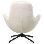 ΠΟΛΥΘΡΟΝΑ ΠΕΡΙΣΤΡΕΦΟΜΕΝΗ BRYNN HM9594.06 ΕΚΡΟΥ ΜΠΟΥΚΛΕ-ΜΑΥΡΗ ΜΕΤΑΛ. ΒΑΣΗ 86x76x87Υεκ - Image 4