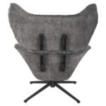 ΠΟΛΥΘΡΟΝΑ ΠΕΡΙΣΤΡΕΦΟΜΕΝΗ BRYLL HM9597.01 ΓΚΡΙ ΜΠΟΥΚΛΕ-ΜΑΥΡΗ ΒΑΣΗ 86x90x97Υεκ. - Image 6