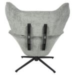 ΠΟΛΥΘΡΟΝΑ ΠΕΡΙΣΤΡΕΦΟΜΕΝΗ BRYLL HM9597.05 ΦΥΣΤΙΚΙ ΜΠΟΥΚΛΕ-ΜΑΥΡΗ ΒΑΣΗ 86x90x97Υεκ. - Image 6