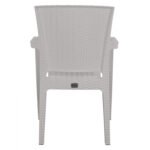 ΠΟΛΥΘΡΟΝΑ ΠΟΛΥΠΡΟΠΥΛΕΝΙΟΥ RATTAN HM5590.04 ΧΡΩΜΑ ΛΕΥΚΟ 58x55x87 cm. - Image 6