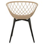 ΠΟΛΥΘΡΟΝΑ ΠΟΛΥΠΡΟΠΥΛΕΝΙΟΥ ΚΑΠΟΥΤΣΙΝΟ-ΜΑΥΡΑ ΜΕΤΑΛΛΙΚΑ ΠΟΔΙΑ ARIADNE HM8001.23 63x56x80Υεκ. - Image 6