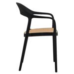 ΠΟΛΥΘΡΟΝΑ ΠΟΛΥΠΡΟΠΥΛΕΝΙΟΥ CLEO HM5935.02 ΜΑΥΡΗ ME ΜΠΕΖ ΨΑΘΑ 57x53x81Υ - Image 4