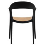 ΠΟΛΥΘΡΟΝΑ ΠΟΛΥΠΡΟΠΥΛΕΝΙΟΥ CLEO HM5935.02 ΜΑΥΡΗ ME ΜΠΕΖ ΨΑΘΑ 57x53x81Υ - Image 5