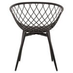 ΠΟΛΥΘΡΟΝΑ ΠΟΛΥΠΡΟΠΥΛΕΝΙΟΥ ΜΑΥΡΗ ΜΕΤΑΛΛΙΚΑ ΠΟΔΙΑ ARIADNE HM8001.22 63x56x80Y εκ. - Image 6