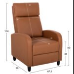 ΠΟΛΥΘΡΟΝΑ RELAX HIBER HM9782.22 ΚΑΦΕ PU 67,5x90x104Υ εκ. - Image 2