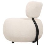 ΠΟΛΥΘΡΟΝΑ ΣΤΡΟΓΓΥΛΗ KARSEN HM9598.06 ΕΚΡΟΥ ΜΠΟΥΚΛΕ ΥΦΑΣΜΑ 75x75x75Υ εκ. - Image 3