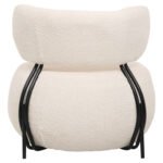 ΠΟΛΥΘΡΟΝΑ ΣΤΡΟΓΓΥΛΗ KARSEN HM9598.06 ΕΚΡΟΥ ΜΠΟΥΚΛΕ ΥΦΑΣΜΑ 75x75x75Υ εκ. - Image 4