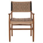 ΠΟΛΥΘΡΟΝΑ ΤΡΑΠΕΖΑΡΙΑΣ ΤΕΑΚ ΞΥΛΟ ΣΥΝΘΕΤΙΚΟ ΣΧΟΙΝΙ 58x67x83Yεκ.HM9383.01 - Image 3