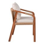 ΠΟΛΥΘΡΟΝΑ ΞΥΛΟ ΤΕΑΚ ΣΧΟΙΝΙ ΜΑΞΙΛΑΡΙΑ HM9456.01 57x63,5x75-88Υ εκ. - Image 4