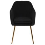 ΠΟΛΥΘΡΟΝΑΚΙ SAWYER ΒΕΛΟΥΔΟ ΜΑΥΡΟ ΜΕ ΧΡΥΣΑ ΠΟΔΙΑ HM8523.04 55Χ60Χ83Υεκ. - Image 3