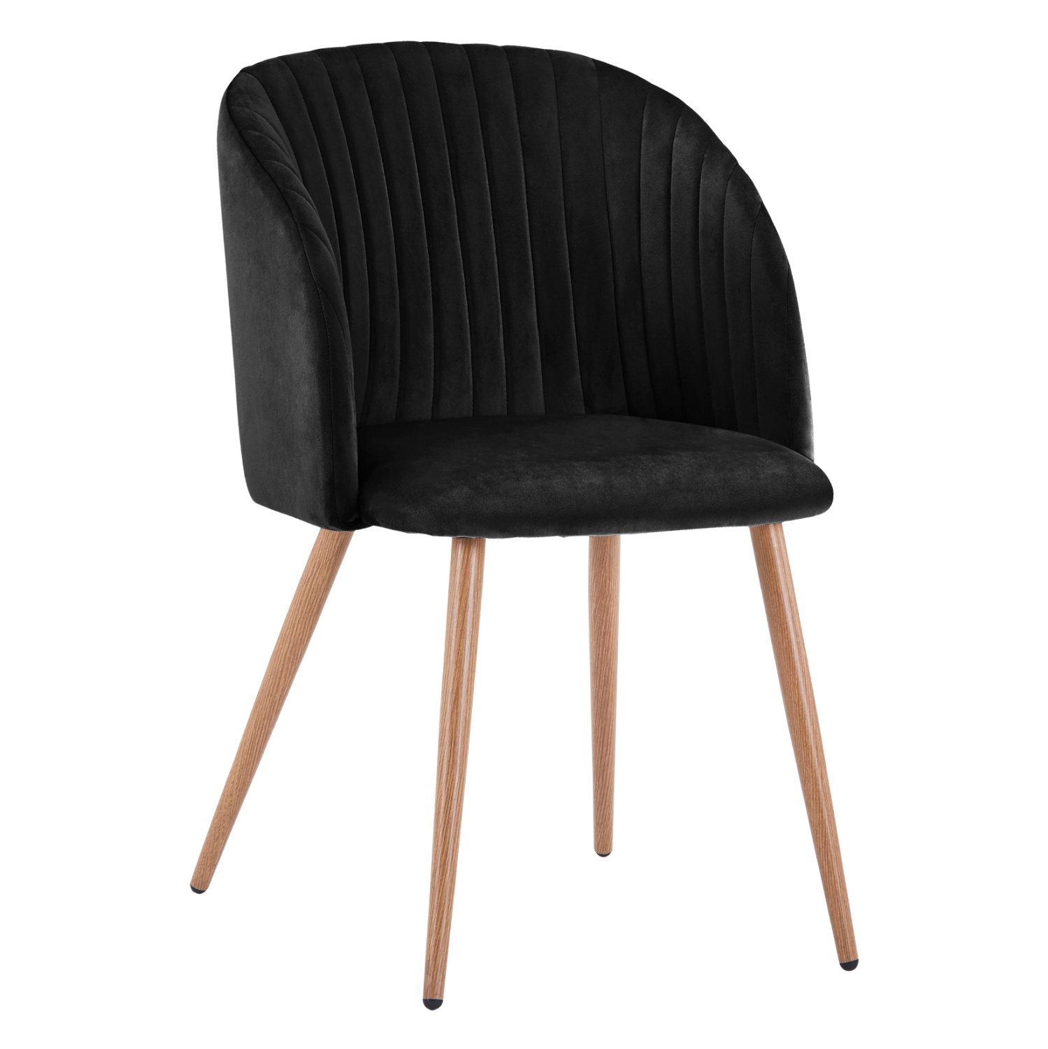 polythronaki-fb9854304-me-beloydo-mayro- ΠΟΛΥΘΡΟΝΑΚΙ LEAH HM8543.04 ΜΕ ΒΕΛΟΥΔΟ ΜΑΥΡΟ ΚΑΙ ΜΕΤΑΛΛΙΚΑ ΠΟΔΙΑ 53x57x81 εκ. - Image 1