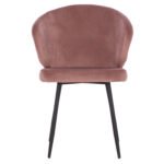 ΠΟΛΥΘΡΟΝΑΚΙ JIYA ΜΕ ΣΑΠΙΟ ΜΗΛΟ ΒΕΛΟΥΔΟ & ΜΑΥΡΟ ΜΕΤΑΛΛΙΚΟ ΣΚΕΛΕΤΟ HM8728.02 60x60x85 - Image 3