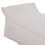 ΠΟΥΦ ΞΑΠΛΩΣΤΡΑ WADELIN HM5774.11 ΜΕ TEXTILINE ΛΕΥΚΟ 190x80x40-60Υ εκ. - Image 5