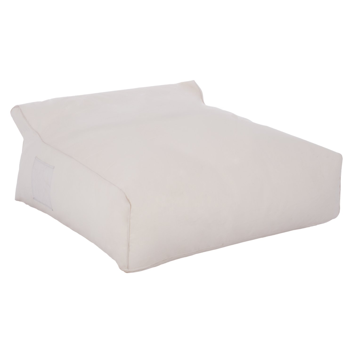 poyf-yamin-2atomon-me-textilene-600gr-m2 ΠΟΥΦ YAMIN 2ΑΤΟΜΩΝ ΜΕ TEXTILENE 600gr/m2 2X1 ΛΕΥΚΟ HM5773.11 140x140x40-60Υεκ. - Image 1