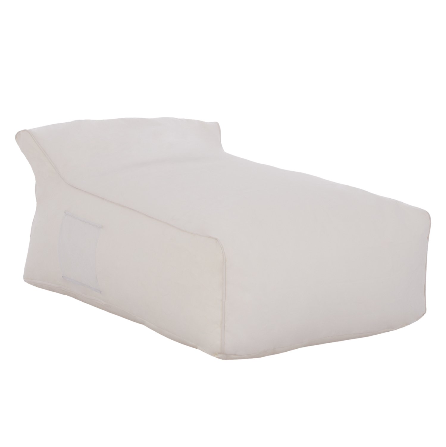 poyf-zafer-fb9577211-me-textilene-600gr- ΠΟΥΦ ZAFER HM5772.11 ΜΕ TEXTILENE 600gr/m2 2X1 ΛΕΥΚΟ 88x128x60Υεκ - Image 1