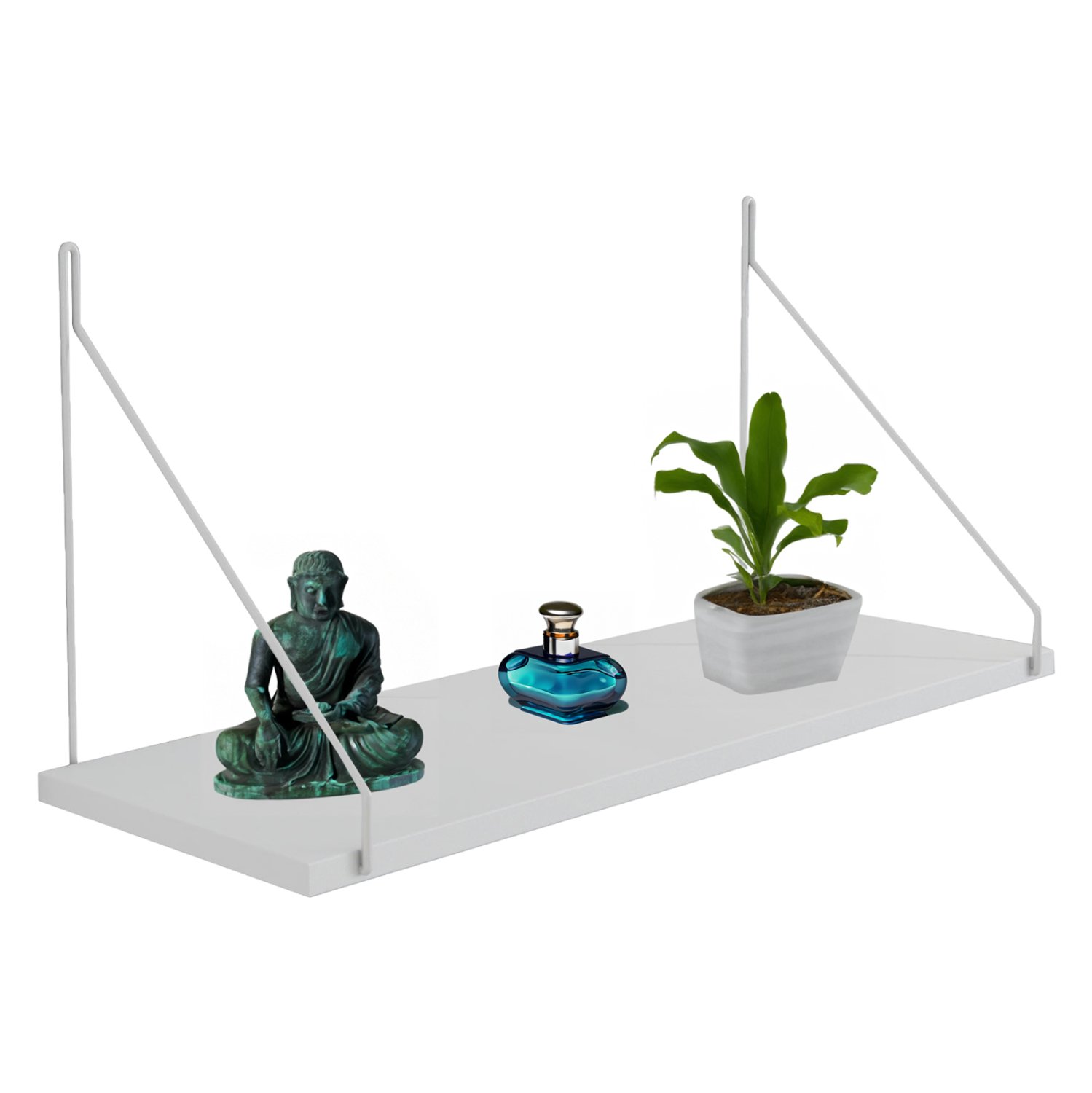 rafi-toichoy-melaminis-fb9918315-leyko-7 ΡΑΦΙ ΤΟΙΧΟΥ AGILAN ΜΕΛΑΜΙΝΗΣ HM9183.15 ΛΕΥΚΟ 72x20x27Y εκ. - Image 1