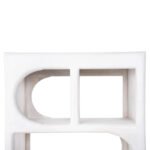 ΡΑΦΙΕΡΑ ΚΟΜΜΟ HANDYR HM9706 ΜΑΣΙΦ ΞΥΛΟ MANGO ΣΕ ΛΕΥΚΟ ΧΡΩΜΑ 60x35x120Υεκ. - Image 5