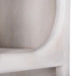 ΡΑΦΙΕΡΑ ΚΟΜΜΟ HANDYR HM9706 ΜΑΣΙΦ ΞΥΛΟ MANGO ΣΕ ΛΕΥΚΟ ΧΡΩΜΑ 60x35x120Υεκ. - Image 6