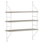 ΡΑΦΙΕΡΑ ΤΟΙΧΟΥ ACHALA ΜΕΛΑΜΙΝΗΣ HM9185.14 SONOMA 60x15x68Y εκ. - Image 3